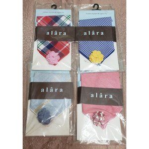 Alara Pocket Square & Lapel Pin NWT Assorted 4pc